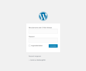 Login Maske